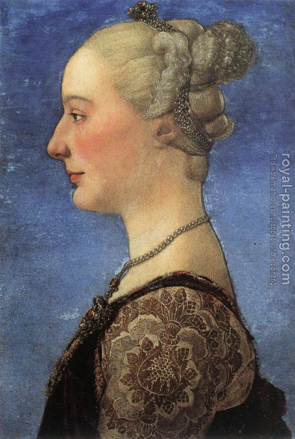 Antonio Del Pollaiolo : Portrait of a Young Woman II